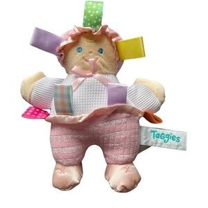 Taggies 8” My First Baby Doll Mary Meyer Signature Collection Satin Soft Plush